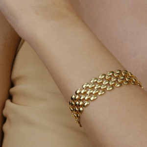 Pulseira malha relógio