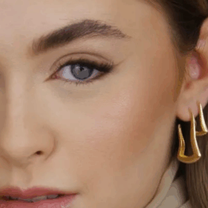 Brinco argola orgânica