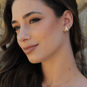 Conjunto gota com det cravejado